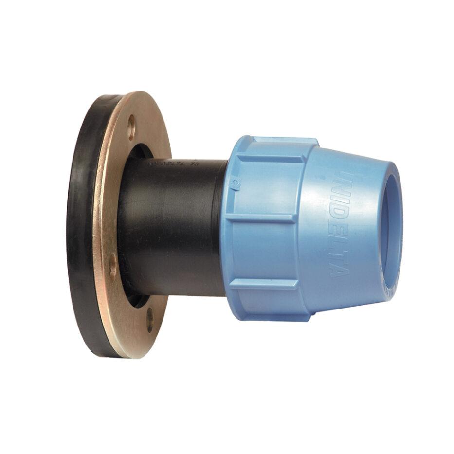 Flanged adaptor - PE compression fitting