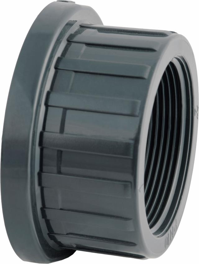 PVC threaded union end Plimex