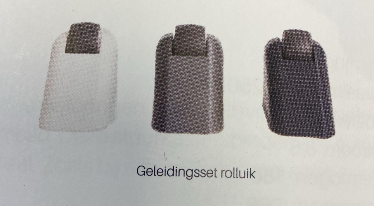 Geleidingsset rolluik wit (2 stuks)