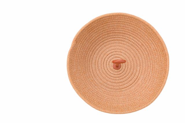 STAY BRAID BOWL ALU LARGE - terracotta