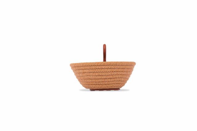 STAY BRAID BOWL ALU SMALL - terracotta