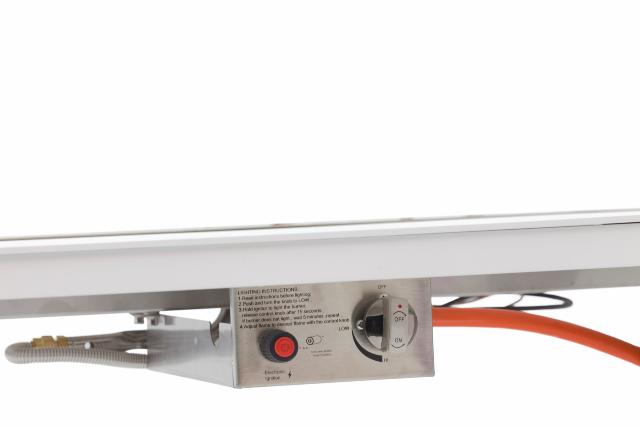 FOGO FIRE PIT rectangular white