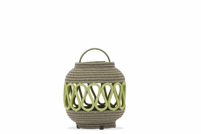 STAY BRAID LAMP ALU ROUND SMALL