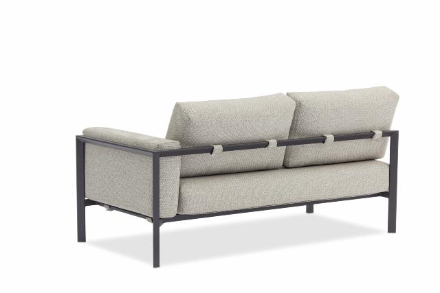 STAY MINIMALISTIC double lounge left Charcoal/light grey