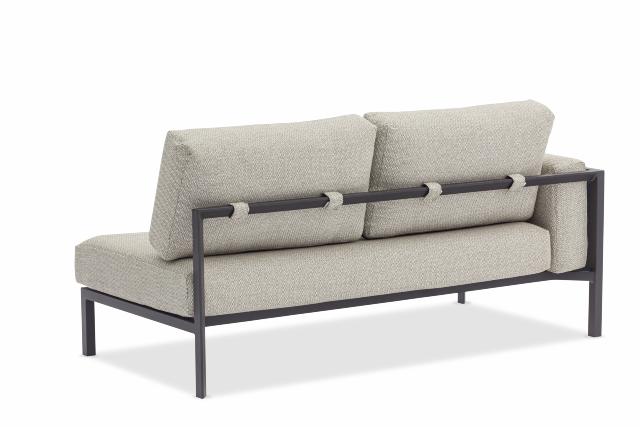 STAY MINIMALISTIC double lounge right Charcoal/light grey