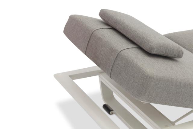 STAY FLEX single sunlounger charcoal legs