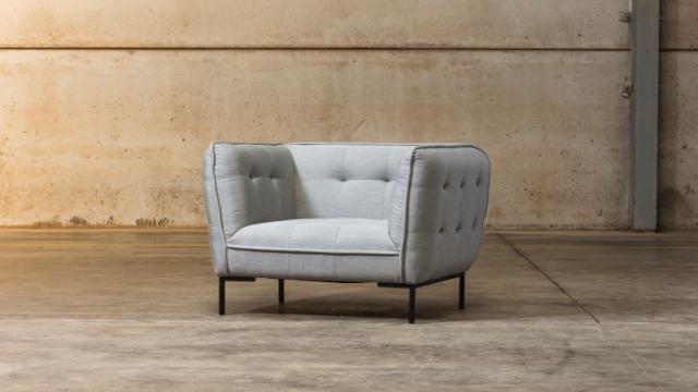 STAY GRID SINGLE SOFA FlanellE