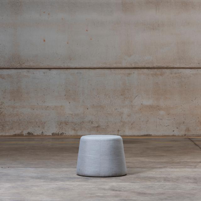 LOOP POUF Lead Chiné