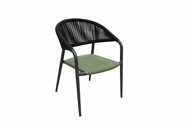 STAY NATURAL Rope Chair black rope (incl kussen)