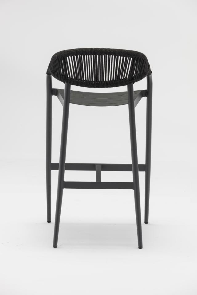 STAY NATURAL Rope Bar Chair black rope (incl. coussin)