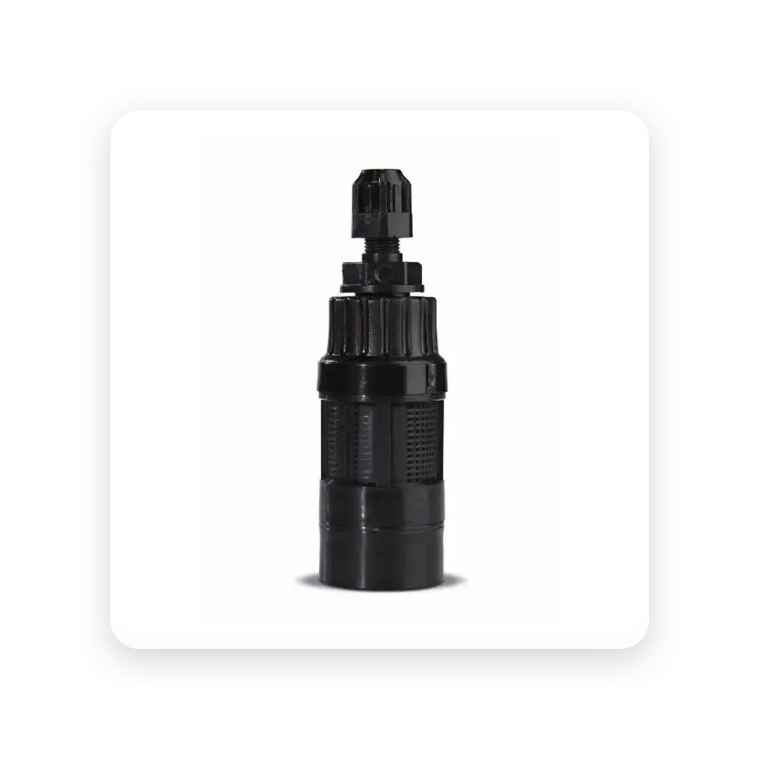 PP filtre de pieds avec clapet anti-retour pour pompe doseuse