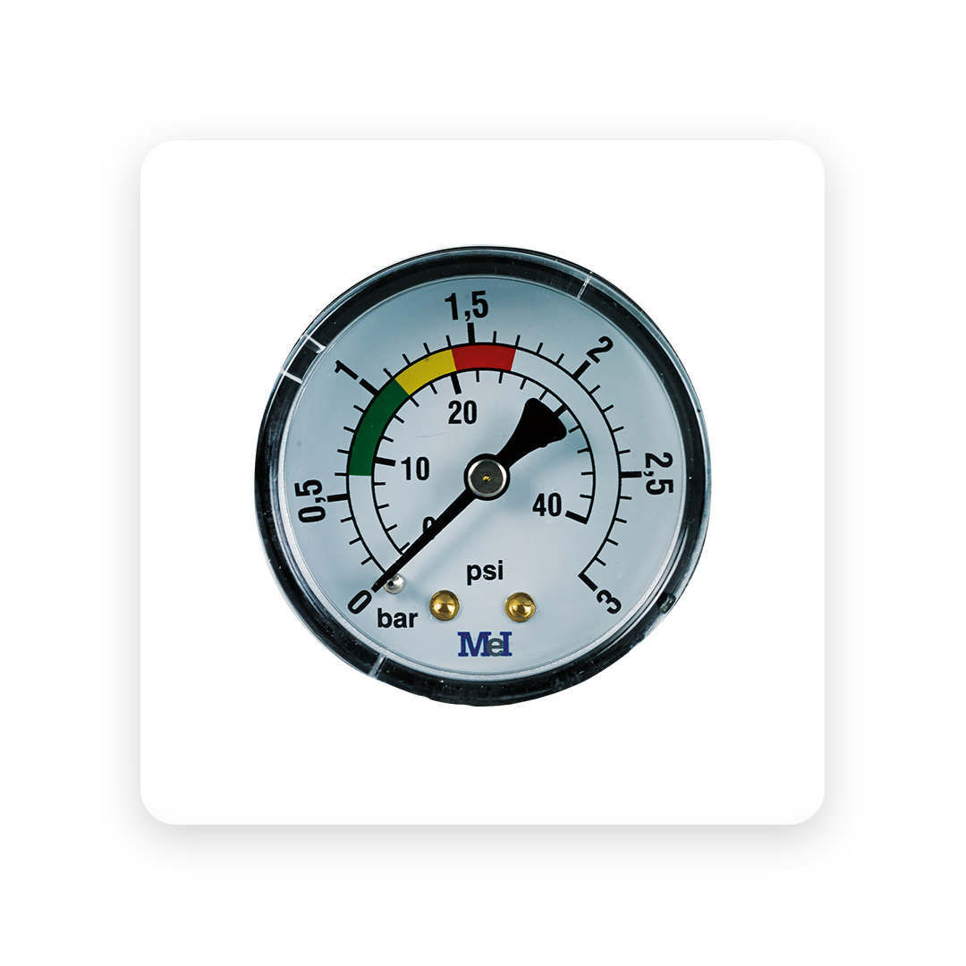 Manomètre ABS sec pour filtre de piscine
