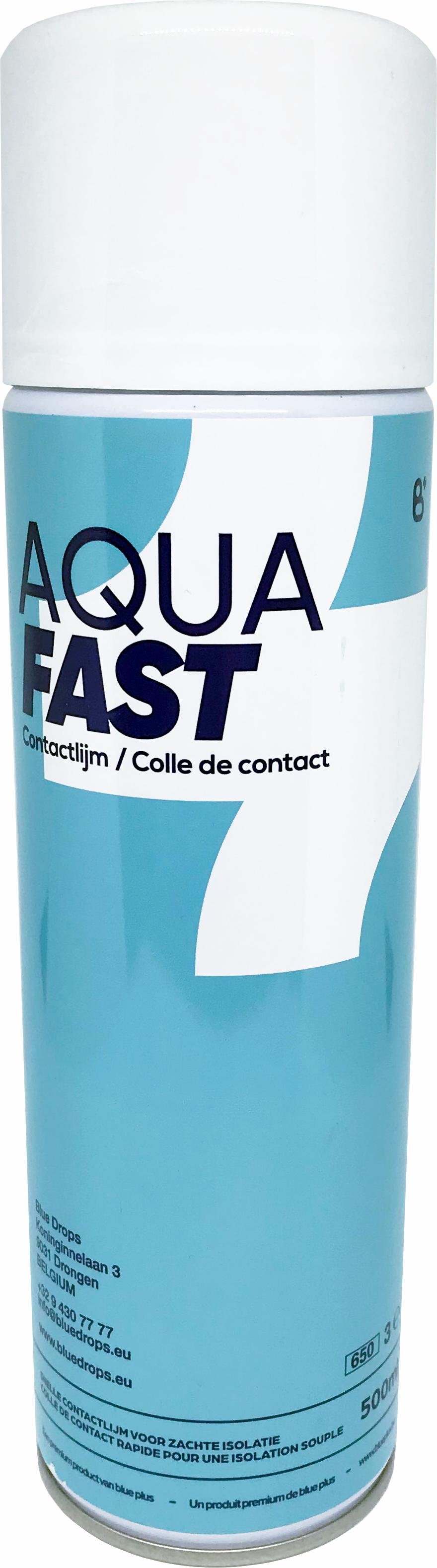 blueplus Aquafast transparante lijm 500ml (spuitbus)