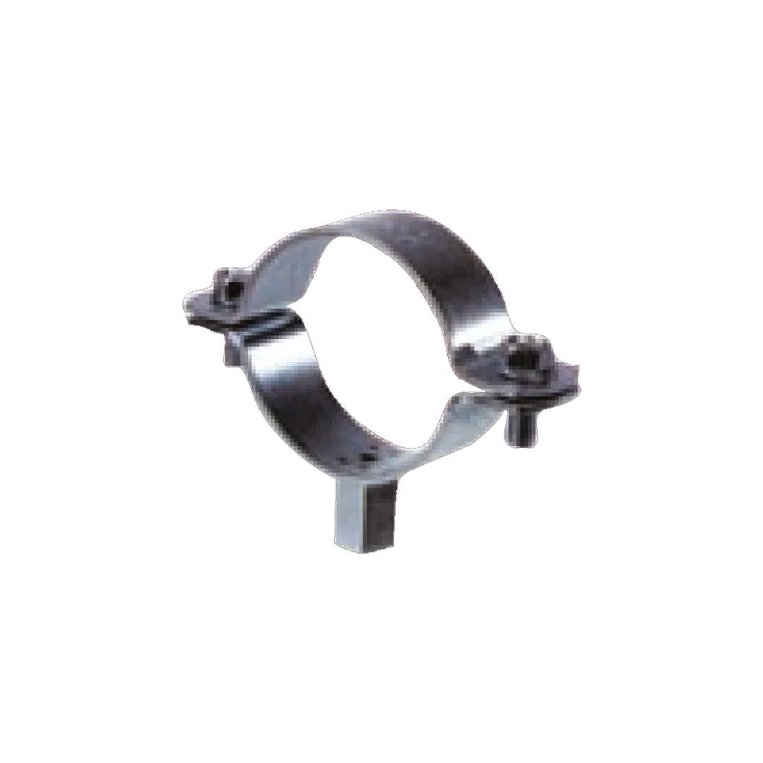 Metal Pipe clamp zinc-plated, threaded
